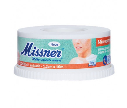 Fita Microporosa Branca 12mm x 10m