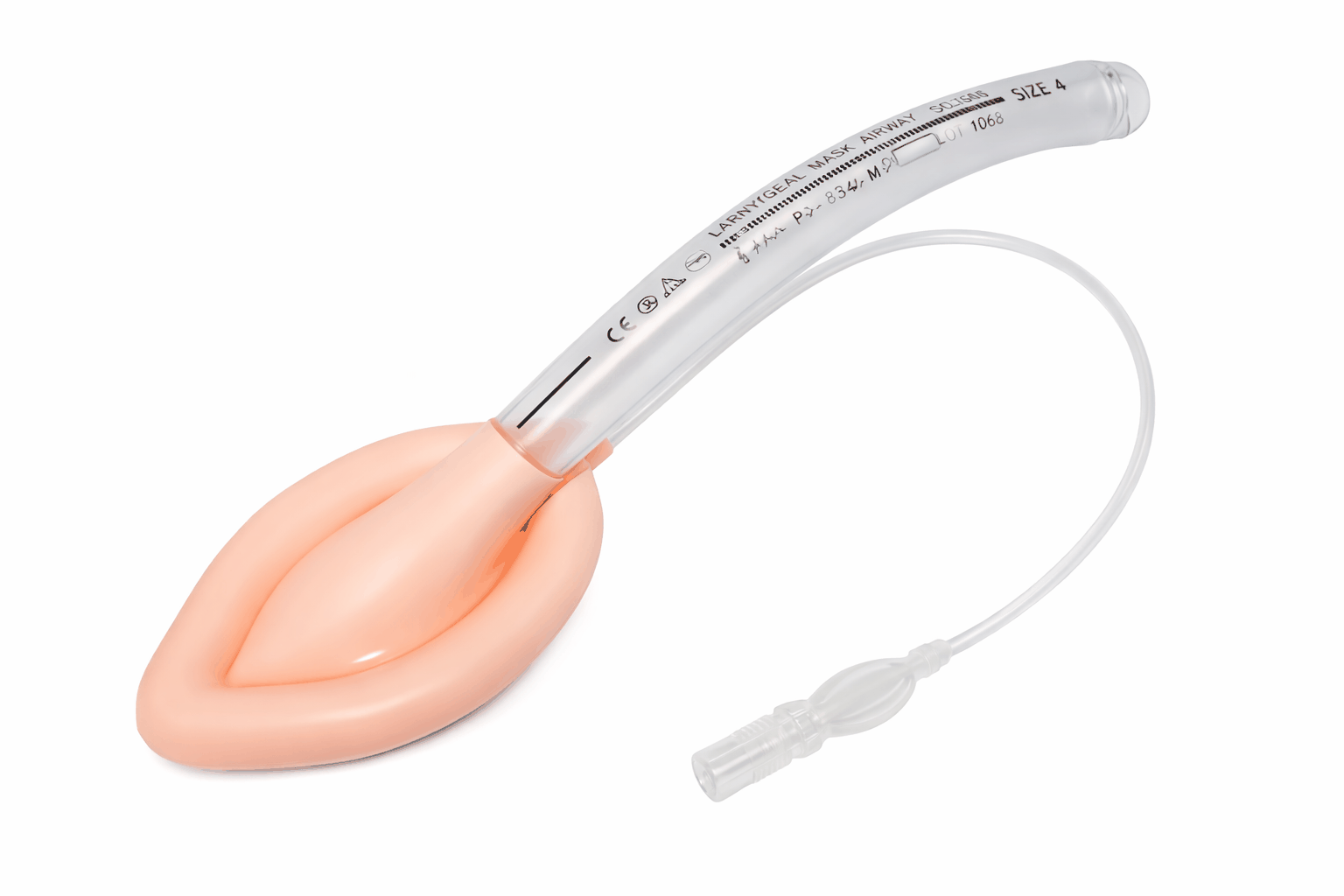 Máscara laríngea em silicone reutilizável
