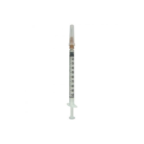 Seringa Descartável Bico Central C/ Agulha (13x4,5) 01ml