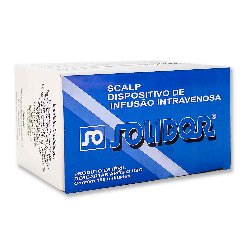 Scalp Intravenoso S/ Dispositivo de Segurança Tamanhos n° 21 ao 27